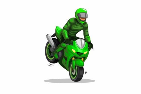 Download Motorsport Rider Freestyle Stoppie Trick - Premium Bundle
