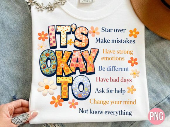 Download Its Okay to Retro Mental Health PNG - Mental health png Collection