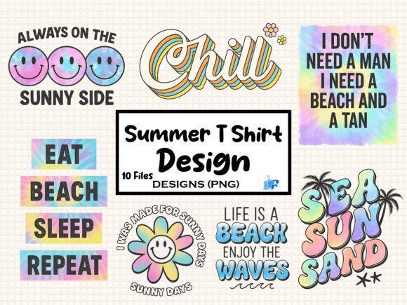 Download Hello Summer Bundle, T Shirt Design - Hello summer bundle Collection